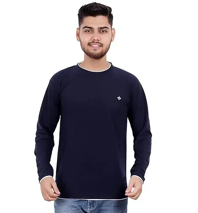 ONN Men's Regular Fit Full Sleeve Round Neck T-Shirt