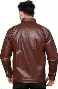 Stylish Winter Wear Synthetic Leather Jacket For Men and Boys-thumb2