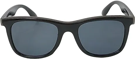 Fastrack Springers Rectangular Sunglasses (Black) (P271BK1)