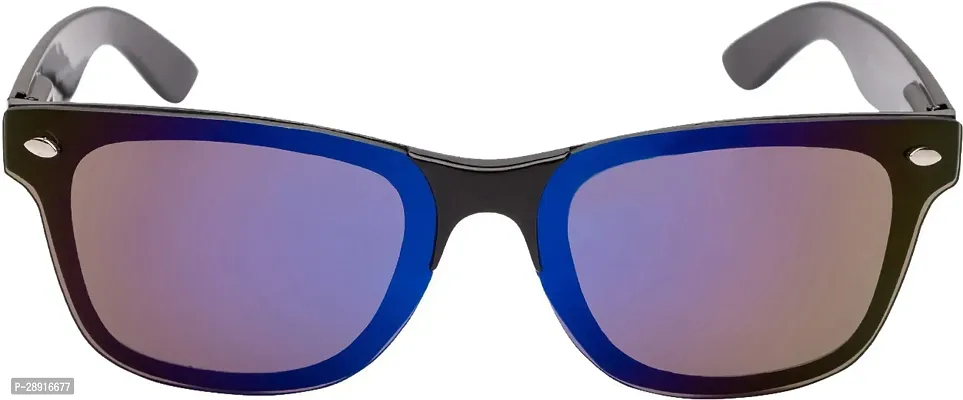 Wayfarer Sunglasses For Men Women Black Blue