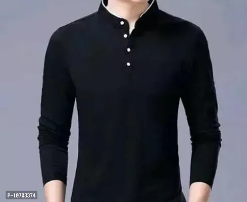 Fabulous Cotton Blend Round Neck Tees For Men-thumb0