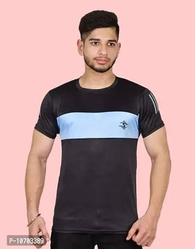 Fabulous Cotton Blend Round Neck Tees For Men