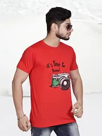 Mens Stylish Round Neck Printed T-Shirt-thumb1