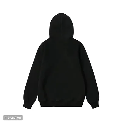 Standly Teddy Reflector Foil Printed Men Black Hood T-Shirt-thumb2