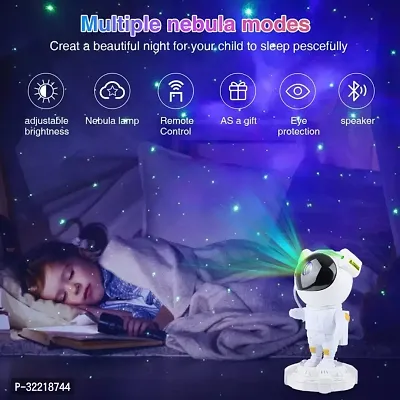 Astronaut Galaxy Projector Night Light with Remote Control Timer 360deg-thumb3