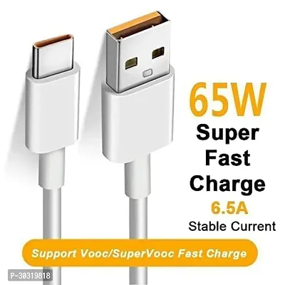 TECHZY Super VOOC 80Watt 8Amp Cable (Yellow, 1m)-thumb2