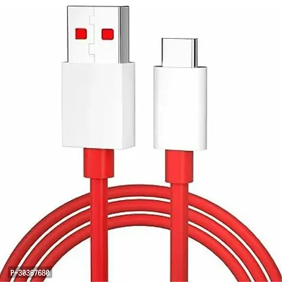 TECHZY USB Type C to USB Type A 65 W Fast Charging 6.5 Amp Data Sync Cable (Compatible with Oneplus, Vivo, Iqoo, Samsung, Motorola, Mi, Redmi, Poco, Oppo, Realme,Narzo, Red, One Cable)-thumb0