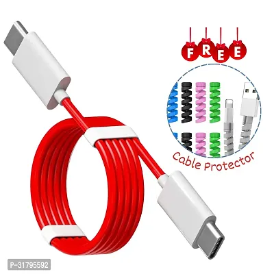 Type C to C cable with Cable Protector