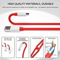 Type C to USB-A Cable (6.5 Amp, 1 Meter, Red)-thumb1