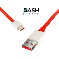 Type C to USB-A Cable (6.5 Amp, 1 Meter, Red)-thumb2