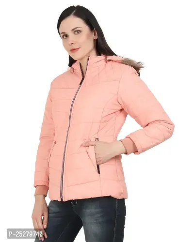 Stylish Fancy Designer Nylon Solid Jacket For Women