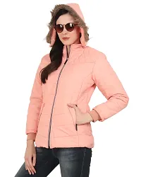 Stylish Fancy Designer Nylon Solid Jacket For Women-thumb2