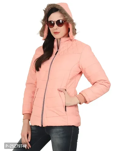 Stylish Fancy Designer Nylon Solid Jacket For Women-thumb3