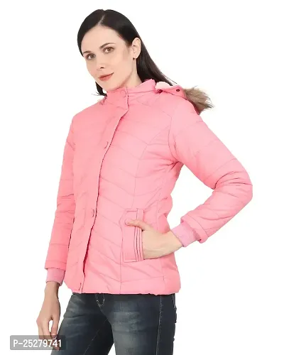 Stylish Fancy Designer Nylon Solid Jacket For Women