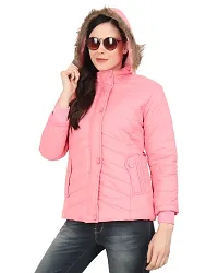 Stylish Fancy Designer Nylon Solid Jacket For Women-thumb2