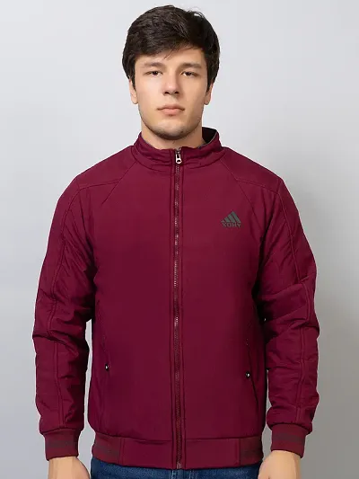 Stylish And Comfortable Cotton Blend Solid Jackets For Men