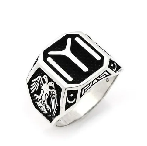 Ertugrul Ghazi Ring For Men's Boy's kayi Qabila (IYI) Symbol Plated big ring