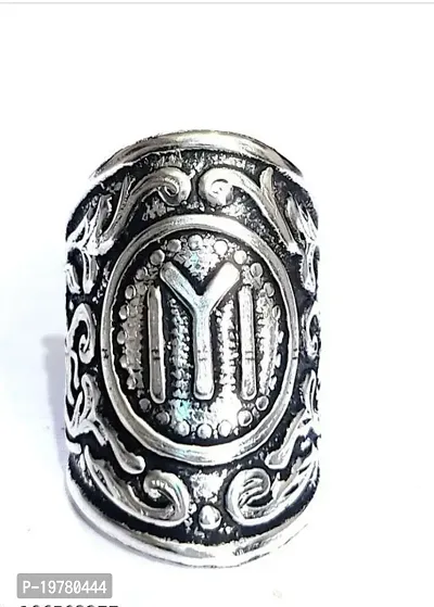 Ertugrul Ghazi Ring For Men's  Boy's kayi Qabila (IYI) Symbol Silver Plated big ring