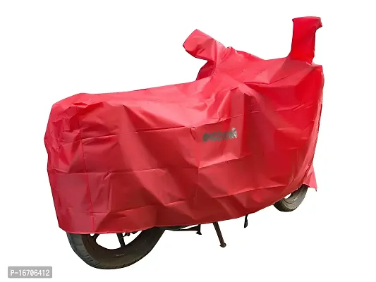 BIGZOOM Water Resistant UV Protection  Dustproof Bike Body Cover Suitable for Royal Enfield Classic 350 Bs3 to Bs6 (Red Semi Waterproof)-thumb4