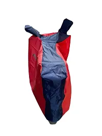 BIGZOOM Dustproof UV Ray Protection Weather Proof Bike Body Cover for Bajaj Pulsar 150/180/200/220 Bs3 Bs4 and bs6 All Model (Red Blue)-thumb1