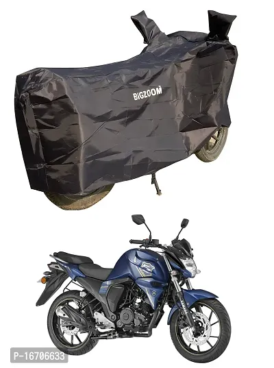 BIGZOOM Water Resistant UV Protection  Dustproof Bike Body Cover for Yamaha FZ / FZS Bs3 to BS6 All Model (100 % Tested Waterproof Black)?