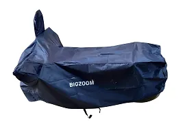 BIGZOOM Dustproof UV Ray Protection Weather Proof Bike Body Cover for Bajaj Pulsar 150/180/200/220 Bs3 Bs4 and bs6 All Model (Blue)-thumb1