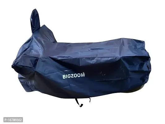 BIGZOOM Dustproof UV Ray Protection Weather Proof Bike Body Cover for Bajaj Pulsar 150/180/200/220 Bs3 Bs4 and bs6 All Model (Blue)-thumb2