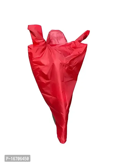 BIGZOOM Dustproof UV Ray Protection Weather Proof Bike Body Cover for Bajaj Pulsar 150/180/200/220 Bs3 Bs4 and bs6 All Model (Red)-thumb2