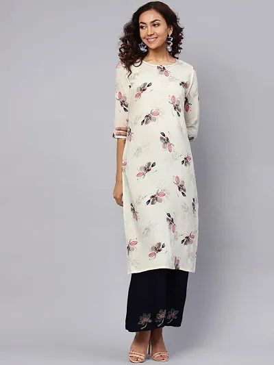 Women Off Kurta With Palazzo