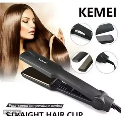 Kemei KM 329 Ceramic Professional Electric Hair Straightener,Ball Straightener,Baal Sidha To Wali Machine-thumb2