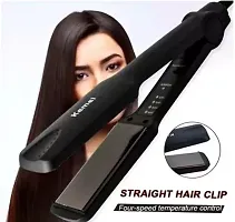 Kemei KM 329 Ceramic Professional Electric Hair Straightener,Ball Straightener,Baal Sidha To Wali Machine-thumb2