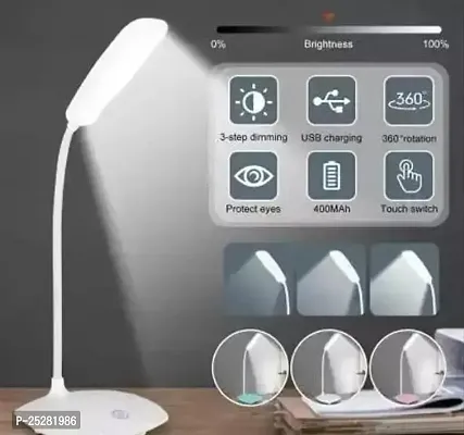 Led Table Lamp Led Light 3 Modes Dimmable Touch Sensor Eye Protection Student Study Lamp Desk Lamp Study Lamp Rechargeable Led Torch Touch On Off Switch Student Study Reading Dimmer Led Table Lamps Wh-thumb4