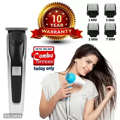 Stylish Trimmer With Hair Dryer Combo Pack-thumb3