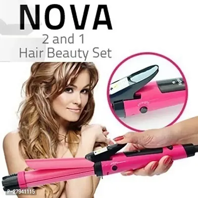 Hair Iron  2 in 1 Curly and Straight Hair Beauty Set |