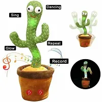 Baby Toys Dancing Talking Cactus Toy with Adjustable Volume Control, Talking Cactus Toys 6 to 12 Month, The Singing Cactus Toy Repeats What You Say, Talking, Dancing,-thumb2