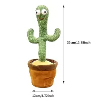 Baby Toys Dancing Talking Cactus Toy with Adjustable Volume Control, Talking Cactus Toys 6 to 12 Month, The Singing Cactus Toy Repeats What You Say, Talking, Dancing,-thumb1