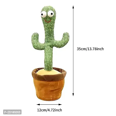 Baby Toys Dancing Talking Cactus Toy with Adjustable Volume Control, Talking Cactus Toys 6 to 12 Month, The Singing Cactus Toy Repeats What You Say, Talking, Dancing,-thumb2