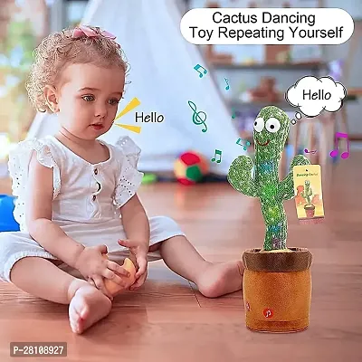 Baby Toys Dancing Talking Cactus Toy with Adjustable Volume Control-thumb0