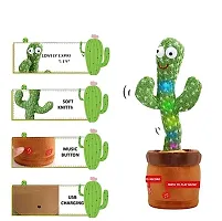 Baby Toys Dancing Talking Cactus Toy with Adjustable Volume Control-thumb3