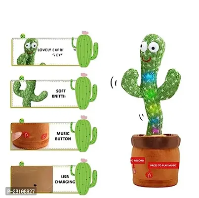 Baby Toys Dancing Talking Cactus Toy with Adjustable Volume Control-thumb4