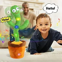 Baby Toys Dancing Talking Cactus Toy with Adjustable Volume Control-thumb1