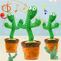 Baby Toys Dancing Talking Cactus Toy with Adjustable Volume Control, Talking Cactus Toys 6 to 12 Month, The Singing Cactus Toy Repeats What You Say, Talking, Dancing,-thumb1