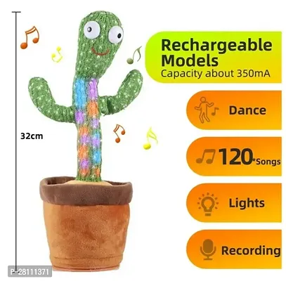 Baby Toys Dancing Talking Cactus Toy with Adjustable Volume Control, Talking Cactus Toys 6 to 12 Month, The Singing Cactus Toy Repeats What You Say, Talking, Dancing,