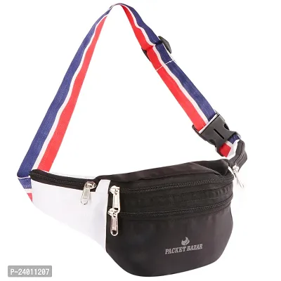 Adjustable Strap Polyester Waist Bag for Men-thumb0