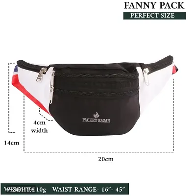 Adjustable Strap Polyester Waist Bag for Men-thumb2