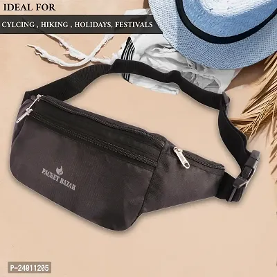 Adjustable Strap Polyester Waist Bag for Men