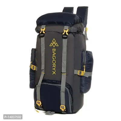 bagoryx black rucksack trekking traveling hiking camping mounteering unisex backpack-thumb0
