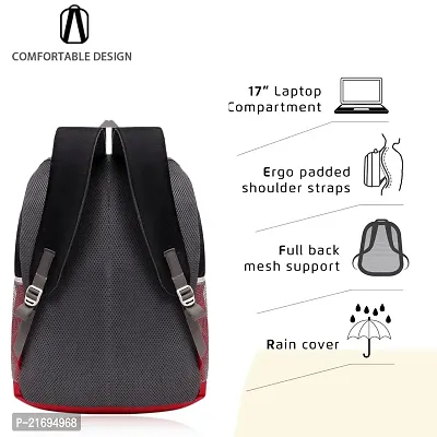 Red Unisex Backpack-thumb4