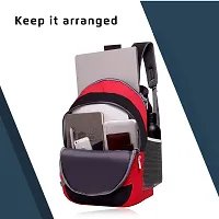 Red Unisex Backpack-thumb1