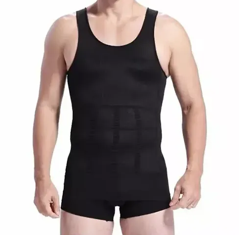 RUBS Men's Sweat Shaper Workout Vest, Polymer Shape Wear for Weight Loss